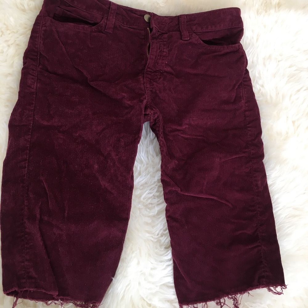 American Apparel long cut off Shorts Sz 26